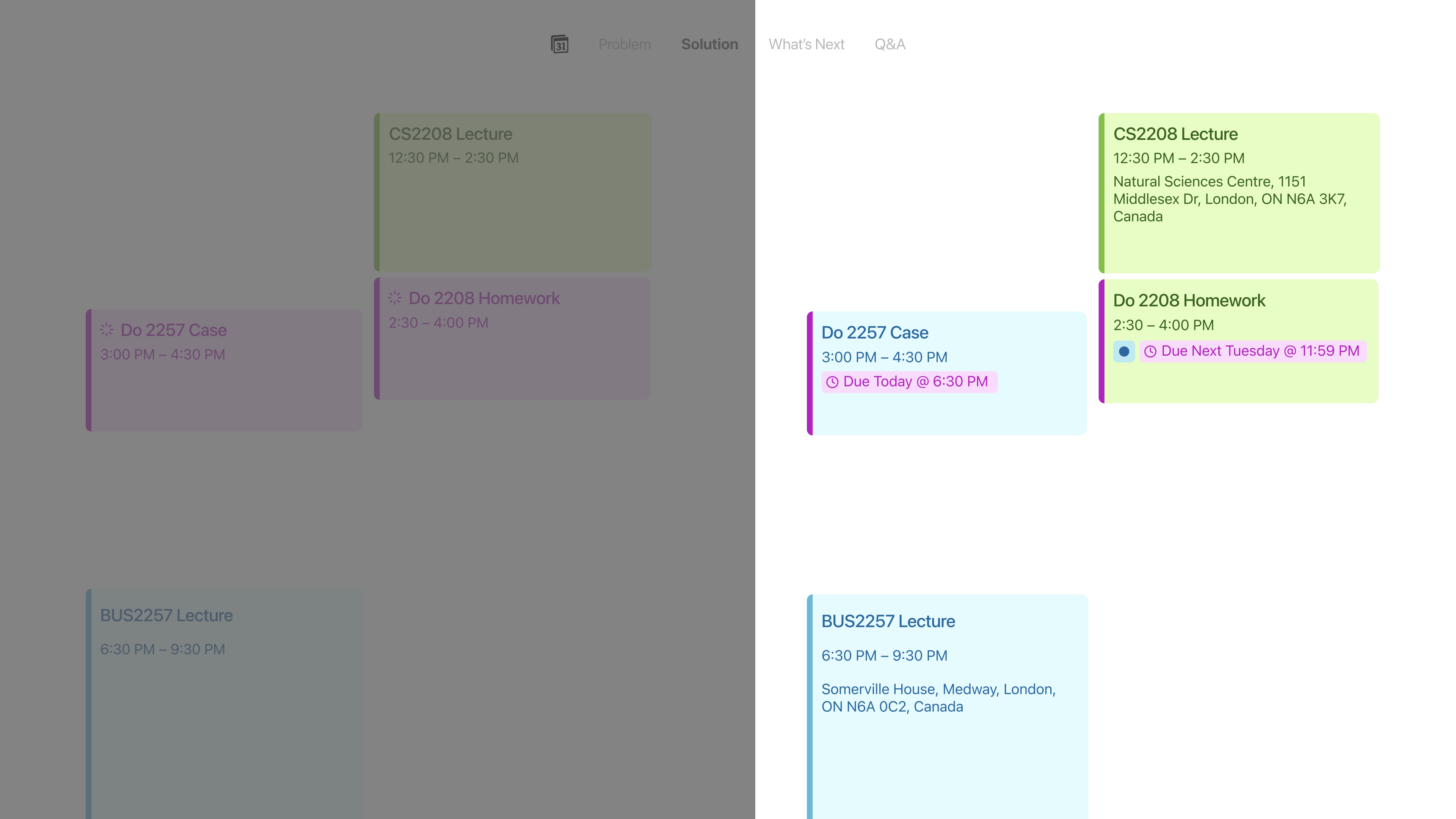 Notion Calendar Solution Comparison