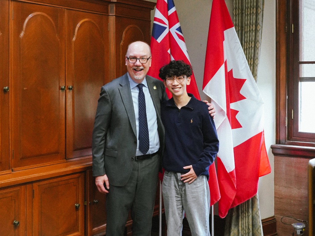 Meeting with Manitoba Minister of Innovation Mike Moroz